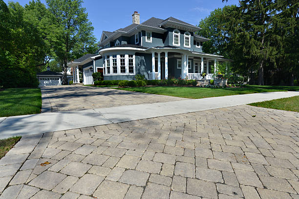 Residential Paver Driveway in Laurel Park, NC